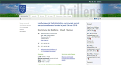 Desktop Screenshot of daillens.ch