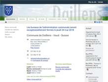 Tablet Screenshot of daillens.ch
